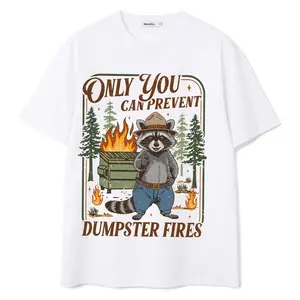 Only You Can Prevent Dumpster Fires Comfort Colors Shirt, Funny Racoon Shirt, Office Humor Gift for Coworker, Sarcastic Humor Tee