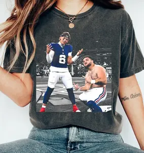 Jaxson Dart Cam Skattebo Football Shirt, New York Football t-shirt