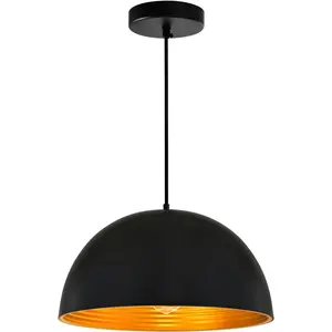 CWI Lighting Modest 1 Light 16 inch Black Down Pendant Ceiling Light 9629P16-1-101