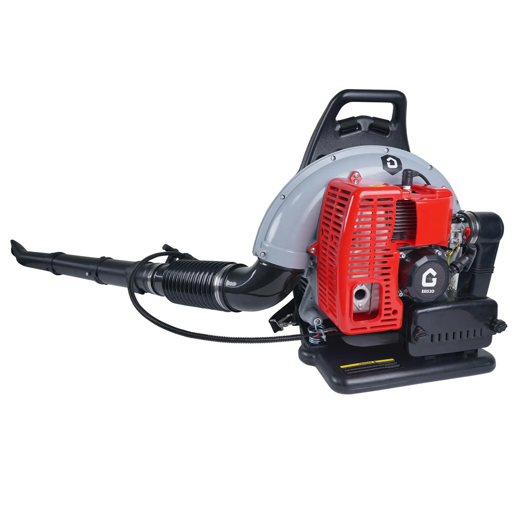 GARVEE Durable 66CC Backpack Gas Leaf Blower with 4.0 HP Motor, 880 CFM, 320 MPH, Ergonomic Design for Lawn Care, Red