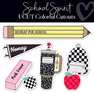School Supplies Classroom Cutouts | School Spirit