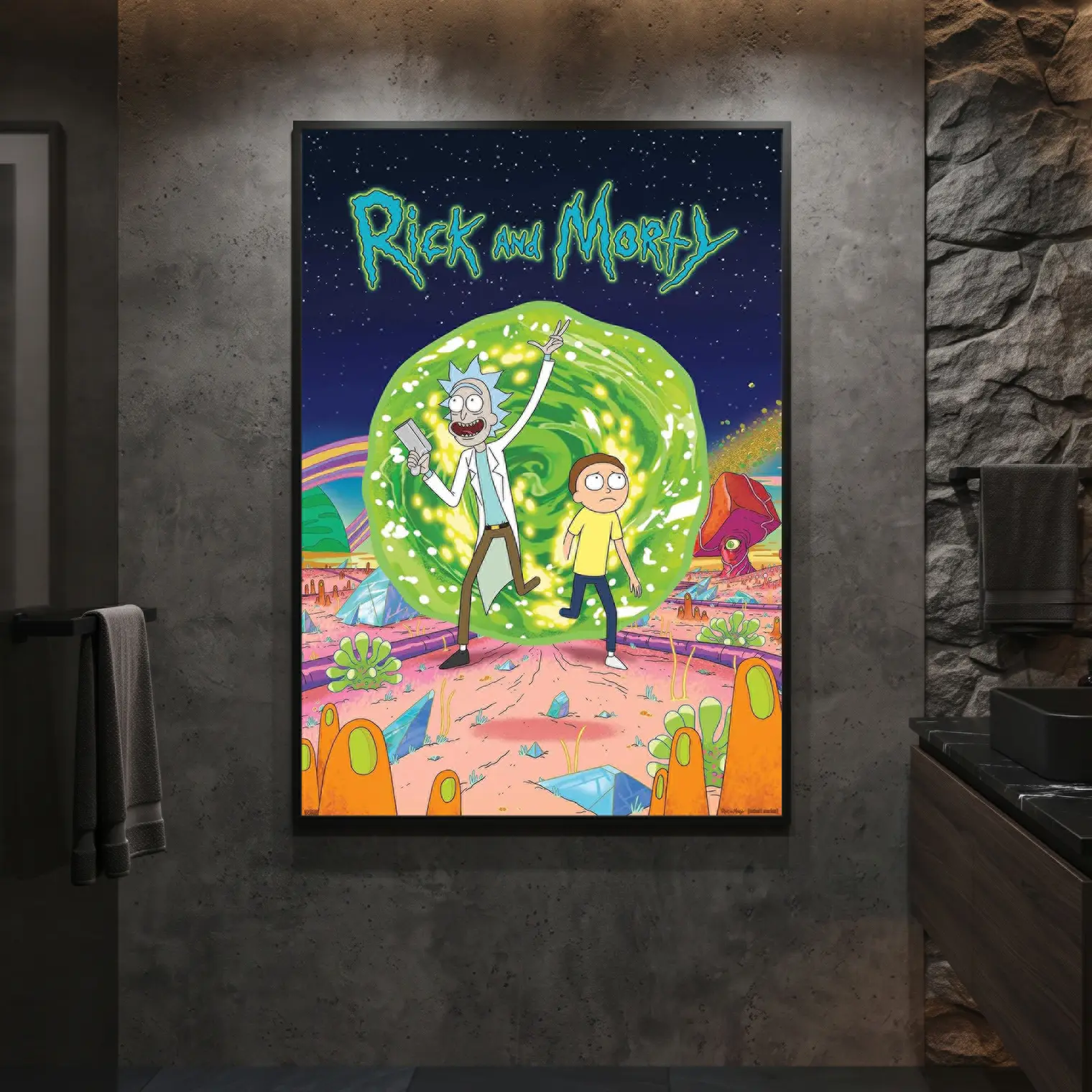 Rick and Morty Cartoon Posters Of 14 Different Designs For Dorm Decor