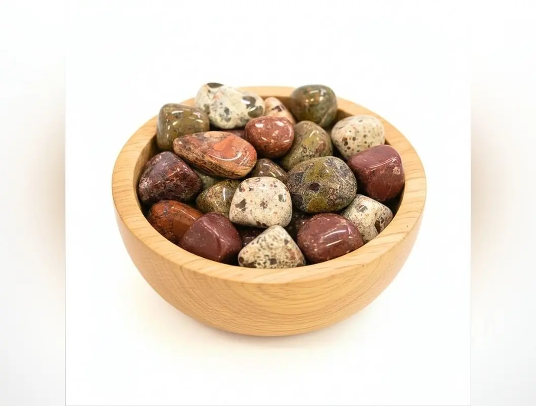 Brecciated Jasper Tumbled Stone