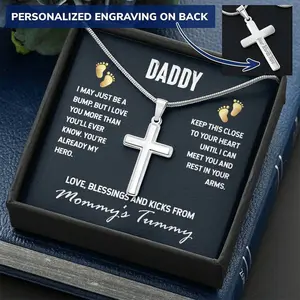 Personalized Daddy To Be Gift From Bump, Dad to Be Fathers Day Gift, Expectant Dad Gift, Gift From Unborn Baby to Dad, Gift For a New Dad From Baby