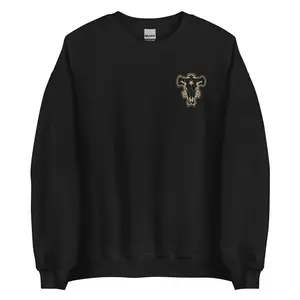 Black Bulls Sweatshirt, Anime Sweater, Anime Merch, Otaku, Anime Clothing, Anime Gift, Black Clover Anime Sweatshirt