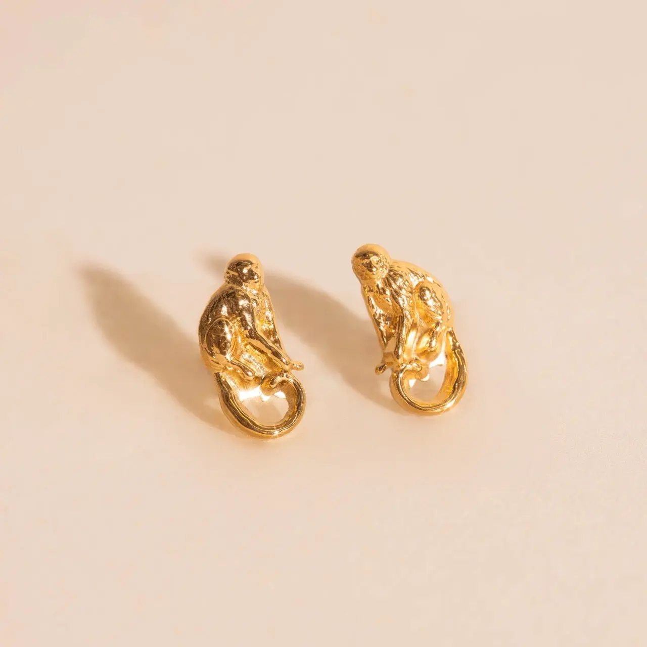 Monkey Stud Earrings