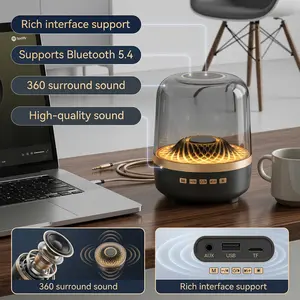 RGB Breathing Light Bluetooth Speaker | Powerful Subwoofer + Hi-Fi Stereo | Gaming Room & Home Theater Essential