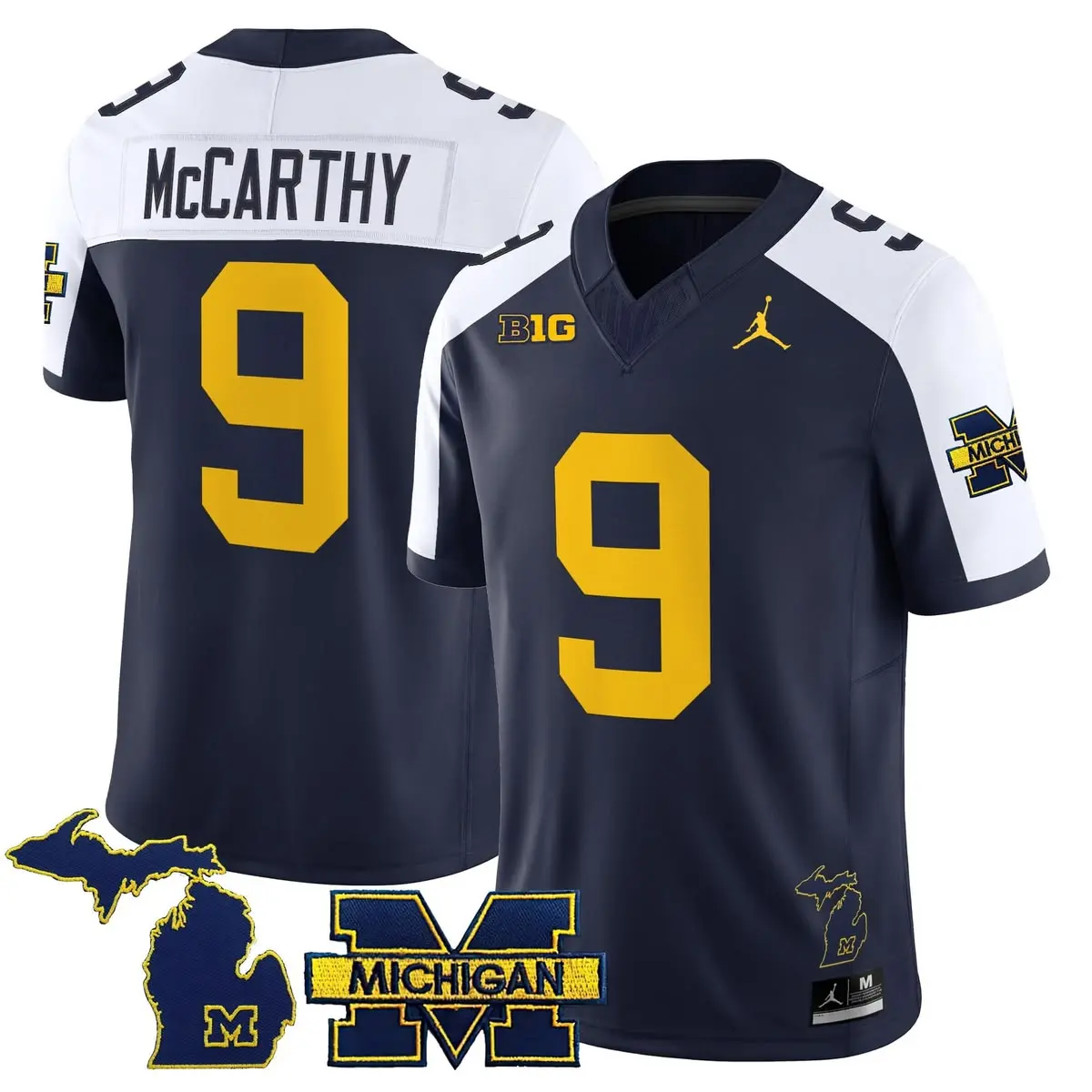 Men's Michigan Wolverines 2025 Vapor Limited Jersey, Football Game Shirt, College Sports Fan Apparel, Athletic Team Jersey, Game Day Outfit