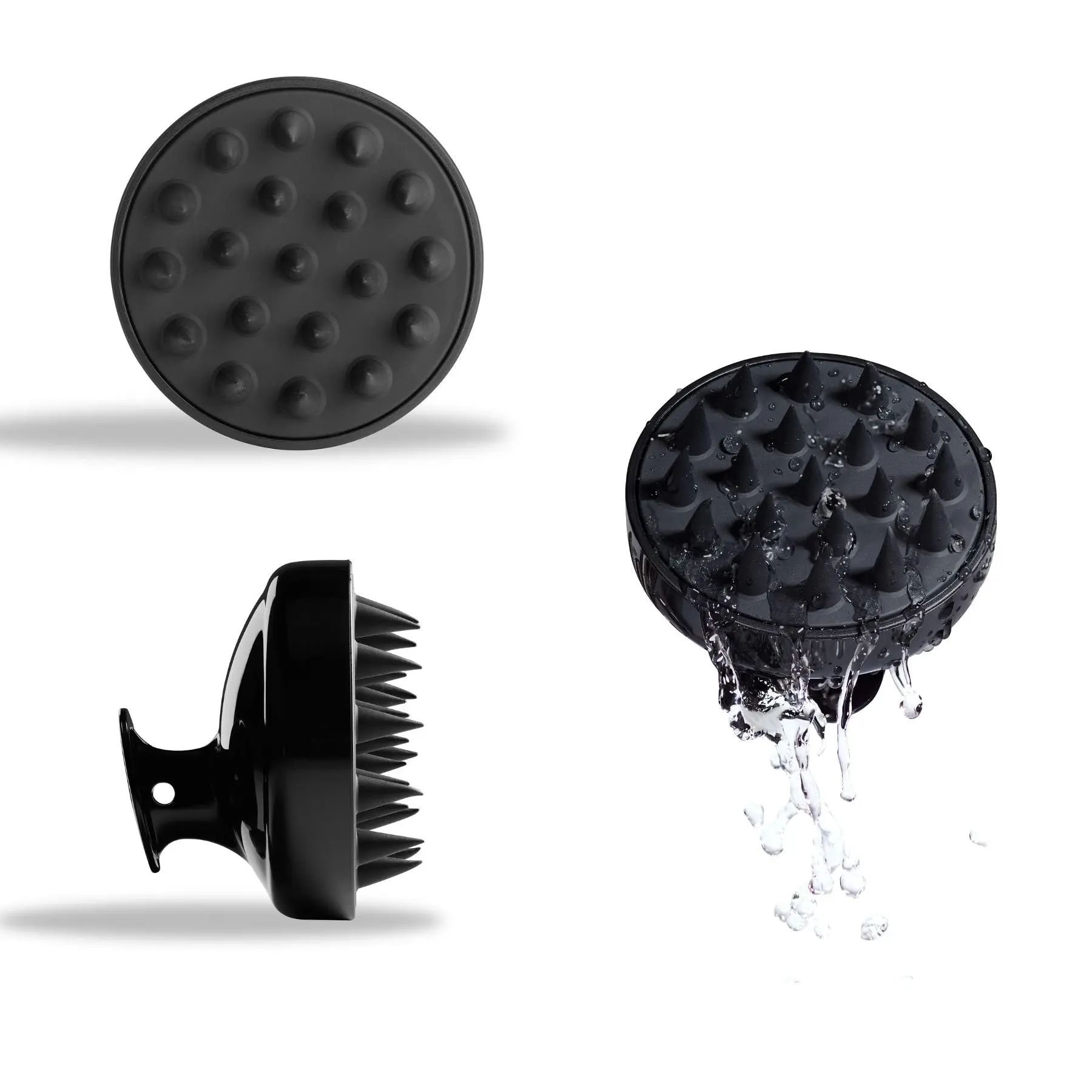 Shampoo Hair Brush and Scalp Massager (3-Pack)