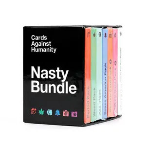 Card Against Humanity Nasty Bundle, 6 Counts Nasty Themed Pack, Funny Card Game for Adults, Party Game for Friends, Tabletop Games, Board Games Night