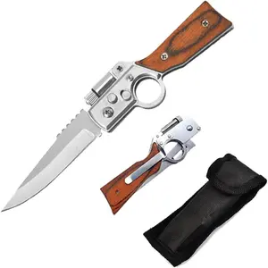 Multifunctional Stainless Steel Pocket Folding Knife,Security Lock,Men's Gift,Suitable for Camping,Hunting,Outdoor Survival,Emergency Situations and EDC Tactical Tools.