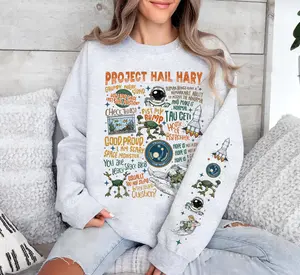 Project Hail Mary Book Sweatshirt, Rocky Amaze Shirt, Sci-Fi Book Lover Sweatshirt, Andy Weir Book Merch
