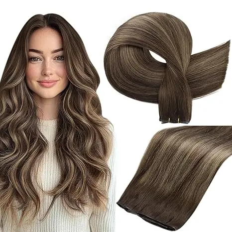 Genius Weft-# 2/8/2 Balayage Brown