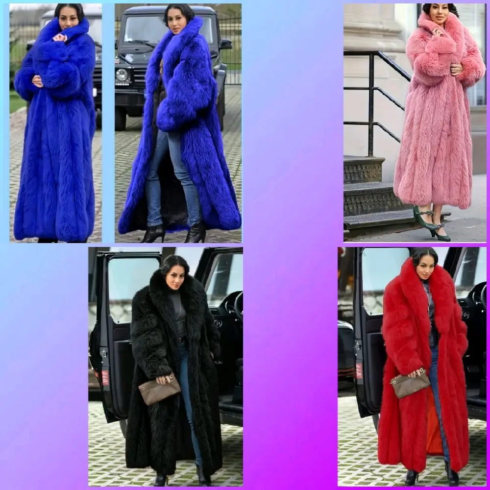Women'S Long Formal Luxury Coat - Elegant Winter Outerwear with Front Pocket, Thick Warm Non-Stretch Fabric for Office, Parties, Everyday - Fall/Winter Clothing in Black/Other Solid Colors - Easy-Care Luxury Jacket, Ladies Winter Coats, Office Wear,