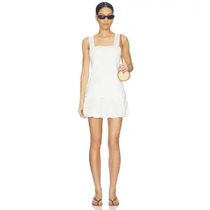 Line & Dot Pienza Romper in White