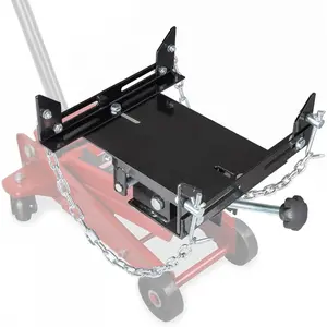 Karlhome Transmission Jack Adapter for Cars, Trucks, and Other Vehicles, 1100 lbs/0.5 T Loading Gearbox Removal Adaptor for Hydraulic Floor Jack Conversion with Removable Saddle Shaft