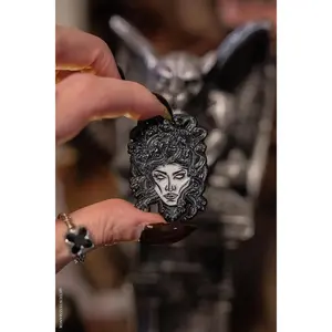 Medusa Enamel Pin