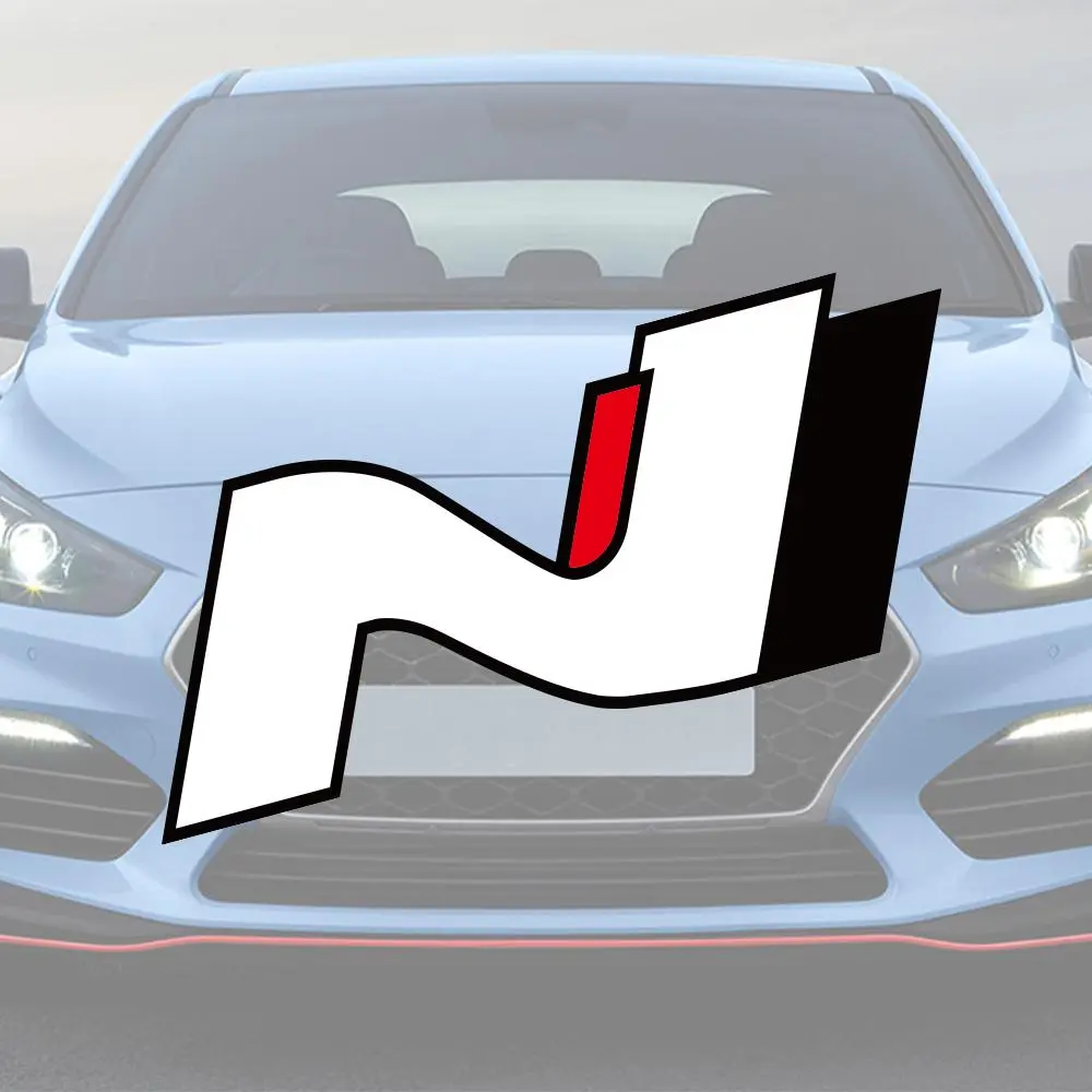 2026 New 10x4.2cm N Performance Logo Car Sticker For Hyundai i30N i20 N ELANTRA IONIQ 5 N Racing Vinyl Decor Decal Car Tuning Accessories For your Cars