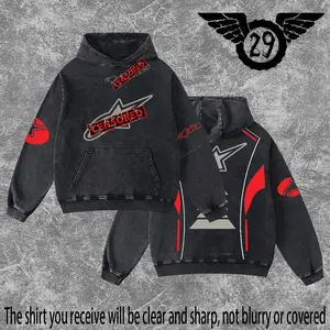 Dirt 29 - A-starr Motor GP Racing Washed Hoodie Vintage Motocross Streetwear Hoodie Dirt Bike Graphic Pullover Y2K Racing Hoodie Oversized Acid Wash Hoodie MX Rider Apparel Unisex Motorcycle Racing Sweatshirt Retro Moto Cross Hoodie