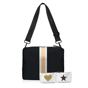 Everyday Purse Essentials Three Pack - Black, Gold, and Silver