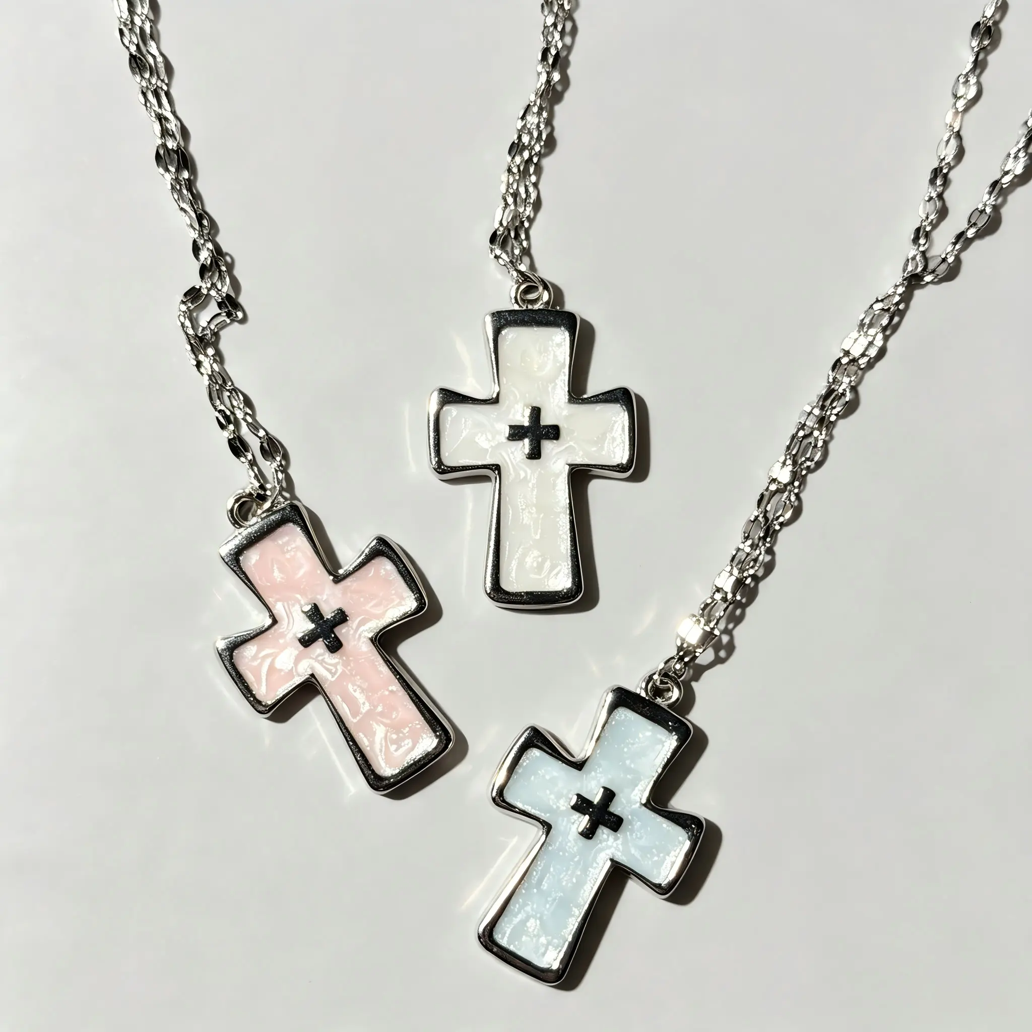 2026 New Gothic Punk Style Cross Necklace Unisex Christian Faith Gift