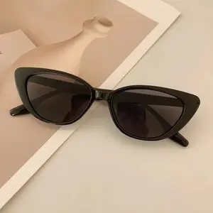 Retro Cat Eye Sunglasses for Women | Narrow Frame UV Protection Trendy Y2K Streetwear Shades