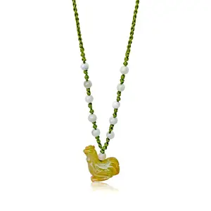 Unleash the Courage and Confidence of the Rooster Zodiac Jade Necklace