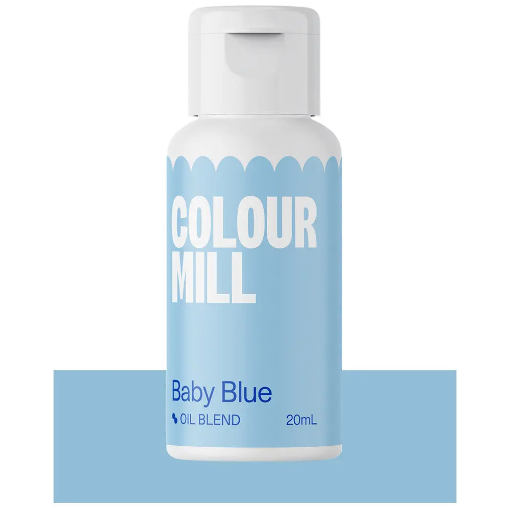 Colour Mill Oil-Blend Food Coloring, 20 Milliliters, Baby Blue