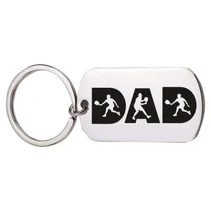 Pickleball Dad Keychain