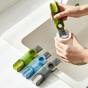 3-in-1 U-shaped Cup Brush, Water Cup Cleaning Is Convenient, Artifact, Thermos Cup, Milk Bottle, Teacup Gap, U-shaped Cup Mouth Cleaning Brush, House Cleaning Tools, Multipurpose Cleaning Tool