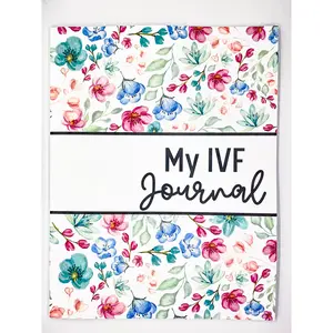 IVF Journal Planner,B&W Complete Ivf Diary, Organize Your In Vitro Fertilization TTC Journey, Medication, Expense, Mood, 2 Full Journals in One