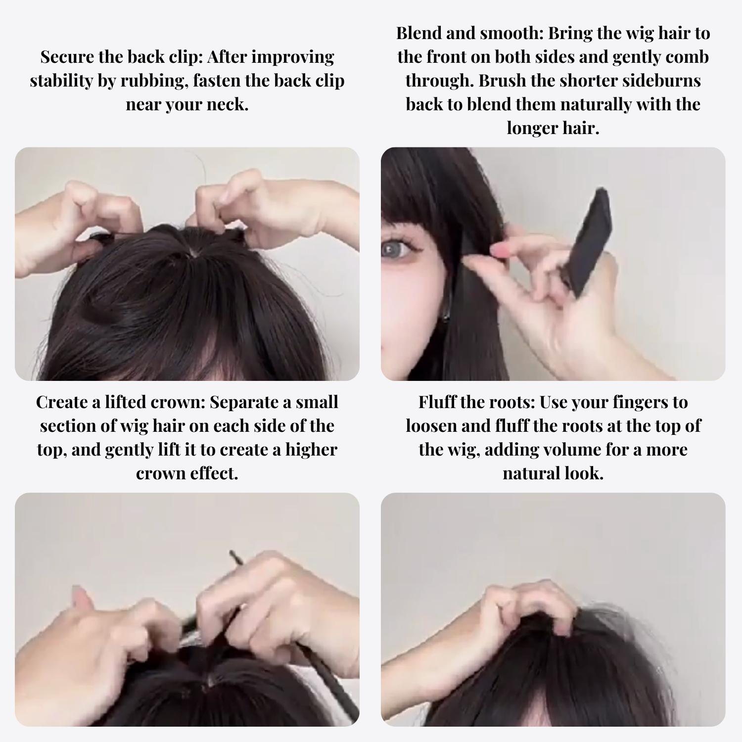 LUXSYA Hair Toppers - Curly - Big Waves