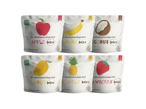Snakklub Variety Pack – Freeze-Dried Apple, Banana, Coconut, Mango, Pineapple, and Strawberry, 100% Fruit Without Added Sugar/Additives/Preservatives Fruit Snack