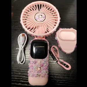 Bedazzles Handheld Rechargeable Fan