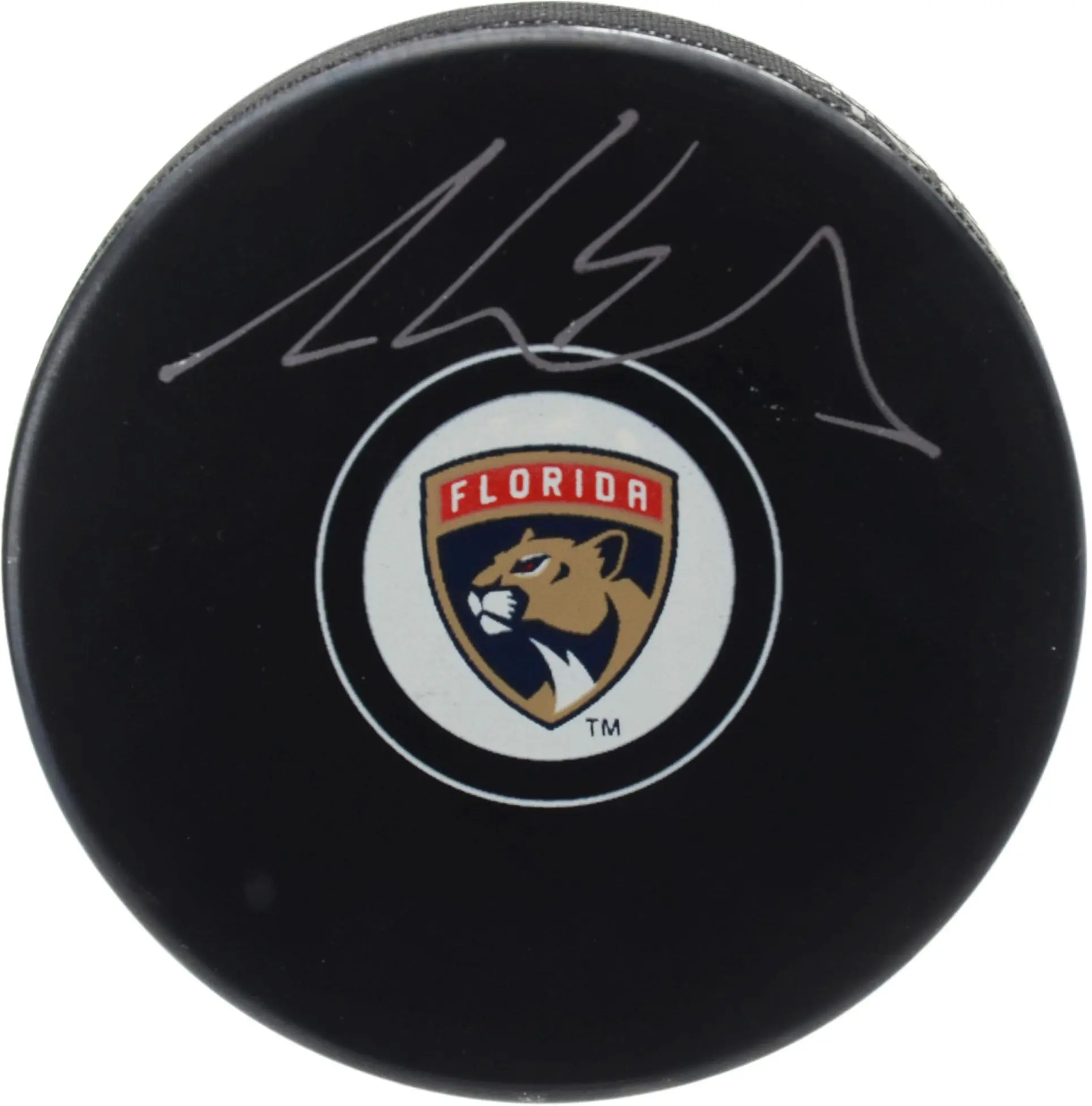 Aaron Ekblad Florida Panthers Autographed Hockey Puck - Fanatics Authentic Certified