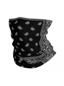 Retro Style Vintage-Inspired Lightweight Boho Style Scarf Thin Bandana Neck Gaiter Wrap Scarf Headband Neck Cover