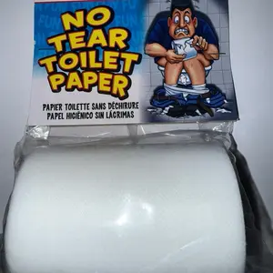 No Tear Prank Toilet Paper Roll - Impossible-to-Rip Bathroom Accessory, Hilarious Gag Gift for Adults
