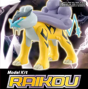 Bandai Hobby Pokemon Raikou Model Kit - Highly Detailed and Articulated