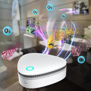 Portable Ozone Machine, Smoke Odor Remover, Versatile Deodorizer for Home, Car, Fridge, Shoe Cabinet, Compact and Quiet Operation