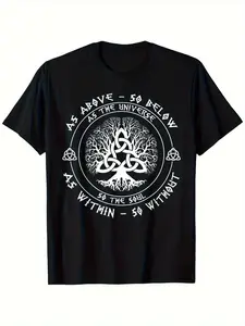 1pc Celtic Life Tree T-Shirt, Made from 100 Pure,