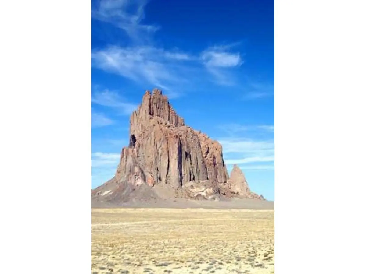 Artistic Shiprock Portrait Photo Poster Print by Douglas Taylor - 24x36 Large Wall Decor for Room, Home Supplies