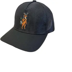 Velvet Trophy Hunting Design SnapBack Mesh Trucker Hat