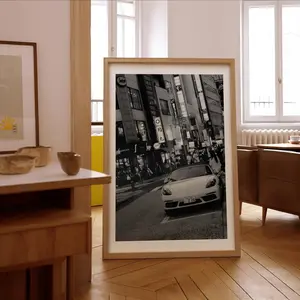 Porsche in Tokyo Porsche poster