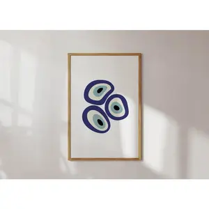 Evil Eye Wall Decor, Evil Eye Print