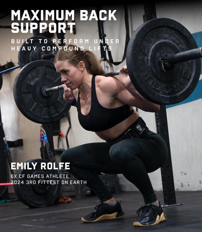 Gymreapers Quick Locking Weightlifting Belt for Bodybuilding, Powerlifting, Cross Training - 4 Inch Neoprene with Metal Buckle - Adjustable