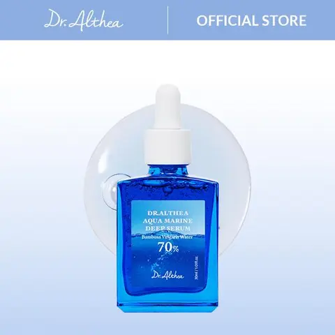 [Dr.Althea Official] Aqua Marine Deep Serum - Instant Hydration & Soothing Facial Serum for All Skin Types , Korean Vegan Skincare