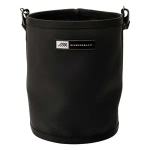 Diamondback Toolbelts Skopa Classic Utility Storage Container, 1000D Nylon Laminate with DiamondSkin Vinyl, Durable Lightweight Build, 12.5" Webbing Handle, Ideal Jobsite Tool Organiser