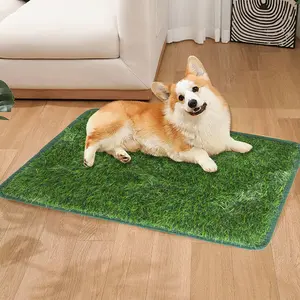 Indoor and outdoor dog toilet mat professional pet lawn toilet mat suitable for both indoor and outdoor use pet training mat easy to clean and non slip suitable for small medium and large dogs