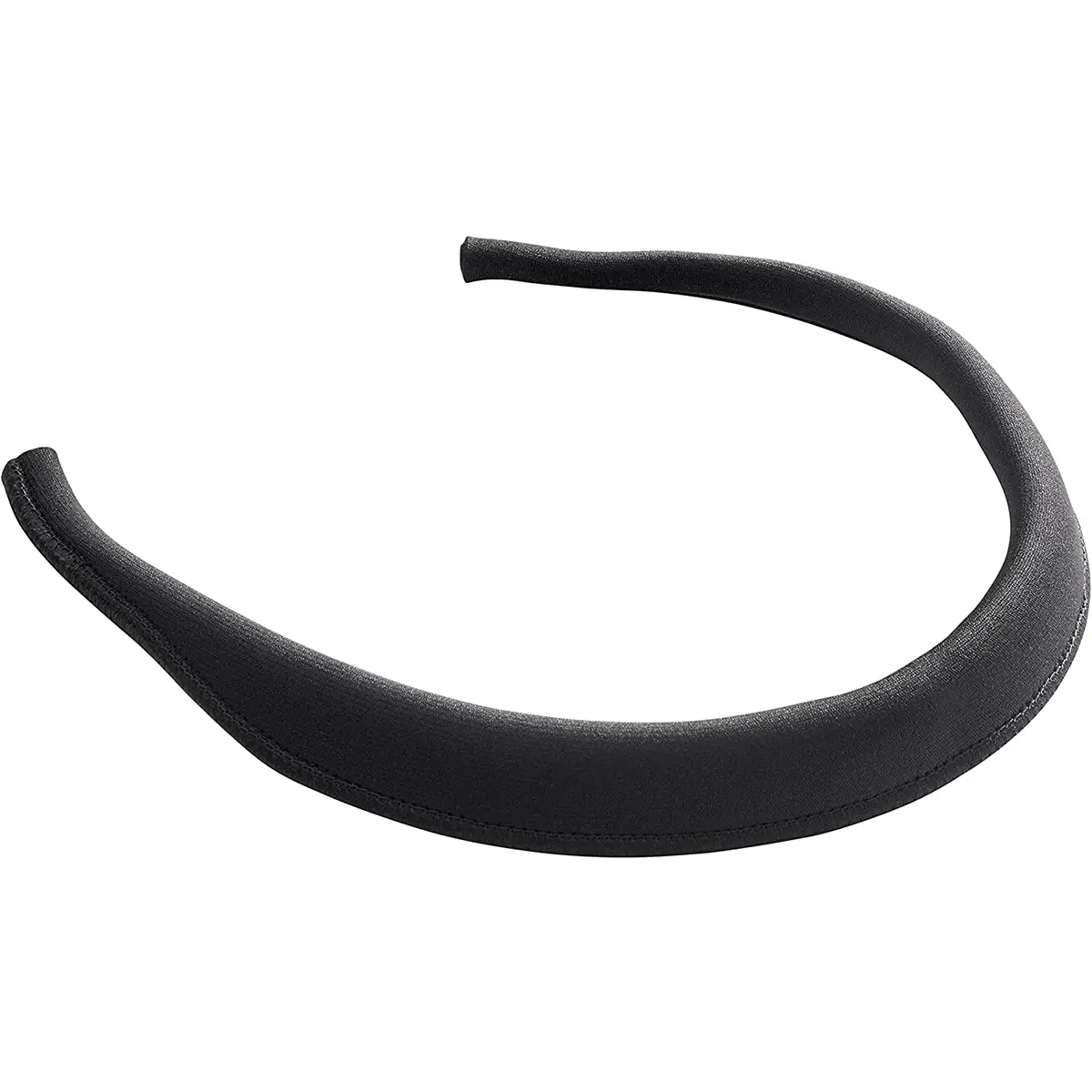 Flying Fisherman Neoprene Retainer Band that Floats Up, Solid Black Sport Sunglasses Holder Clip for Fishing and Boating, Fits Most Styles