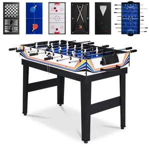 Best Choice Products 2x4ft 10-in-1 Combo Game Table Set w/ Hockey, Foosball, Pool, Shuffleboard, Ping Pong